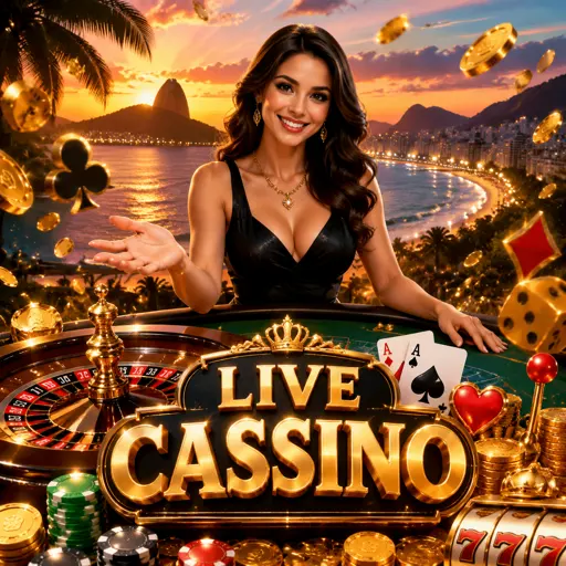 Mesa de cassino ao vivo com dealer real e transmissão em HD