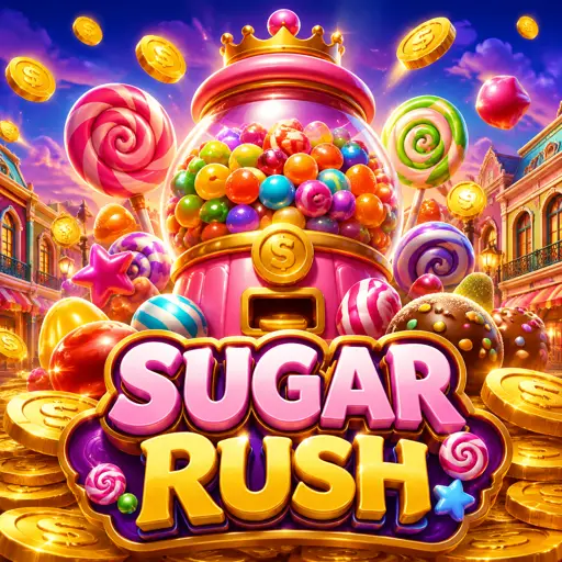 Sugar Rush - Slot com cluster pays e multiplicadores progressivos